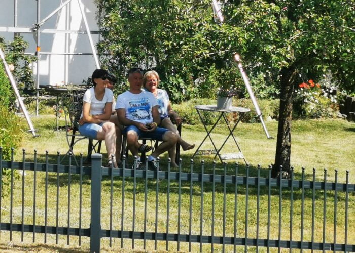 Wege zur Musik Zuschauer Garten